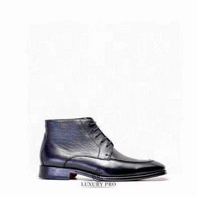 Giày Hermes Chelsea Boot Nam Vân Da Buộc Dây giay hermes 3 3