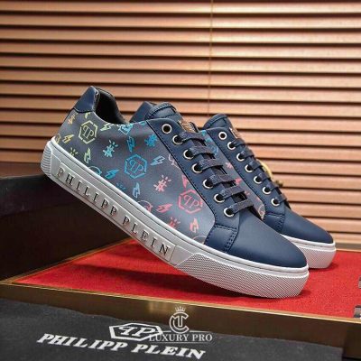 Giày Nam Philipp Plein Xanh Navy Dáng Thể Thao giay nam cao cap 3 2