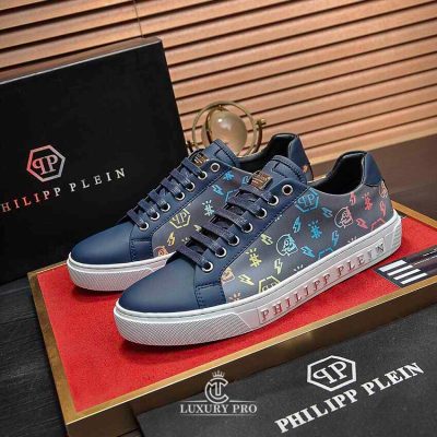 Giày Nam Philipp Plein Xanh Navy Dáng Thể Thao giay nam cao cap 4 2