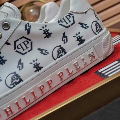 Giày Nam Cao Cấp Philipp Plein Trắng Cổ Thấp Giá Tốt giay nam cao cap 4 3