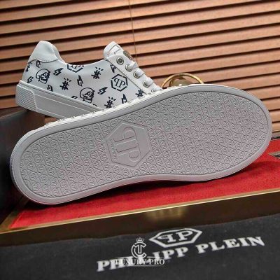 Giày Nam Cao Cấp Philipp Plein Trắng Cổ Thấp Giá Tốt giay nam cao cap 6 3