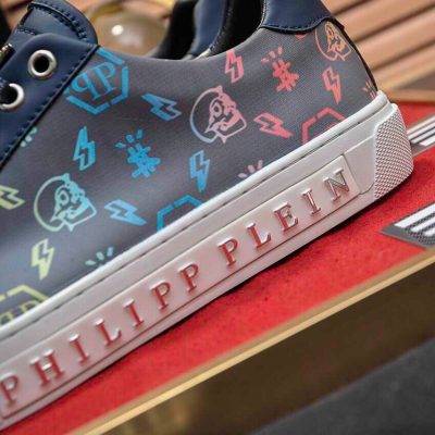 Giày Nam Philipp Plein Xanh Navy Dáng Thể Thao giay nam cao cap 7 2