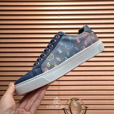 Giày Nam Philipp Plein Xanh Navy Dáng Thể Thao giay nam cao cap 8 2