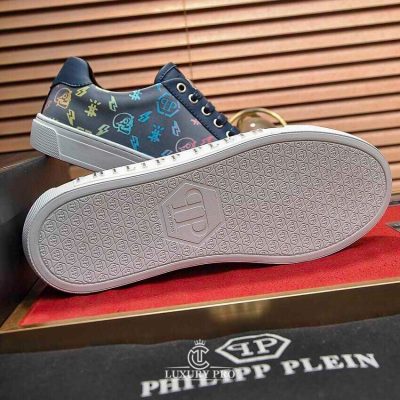 Giày Nam Philipp Plein Xanh Navy Dáng Thể Thao giay nam cao cap 9 2