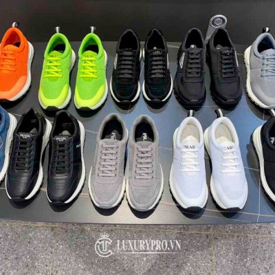 Giày Prada Nam Ghi Xám Replica 1:1 Chính Hãng giay prada chinh hang 5 2