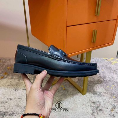 Giày Loafer Salvatore Ferragamo Da Trơn Mặt Kim Loại In Tên giay salvatore ferragamo fake 1 6 2