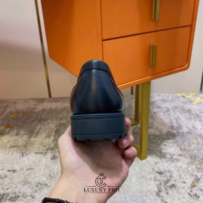 Giày Loafer Salvatore Ferragamo Da Trơn Mặt Kim Loại In Tên giay salvatore ferragamo fake 1 7 2