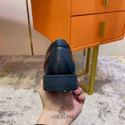 Giày Loafer Salvatore Ferragamo Da Trơn Gancini Đen salvatore shoes 7 2