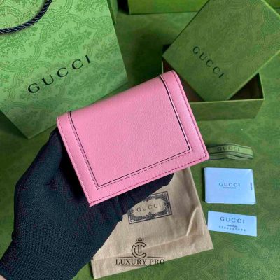 Ví Gucci nữ Diana Card Case Wallet màu hồng vi gucci nu hang hieu 6 2