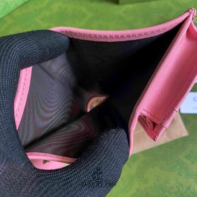Ví Gucci nữ Diana Card Case Wallet màu hồng vi gucci nu hang hieu 8 2