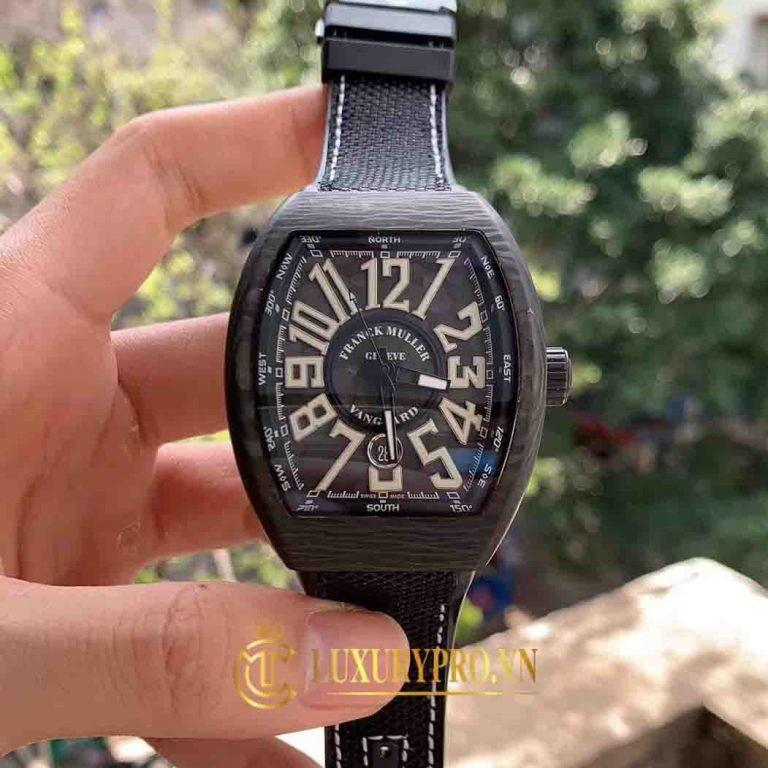 Ảnh chụp thật của Đồng Hồ Nam Franck Muller Vanguard Black V 45 SC DT Carbon NR