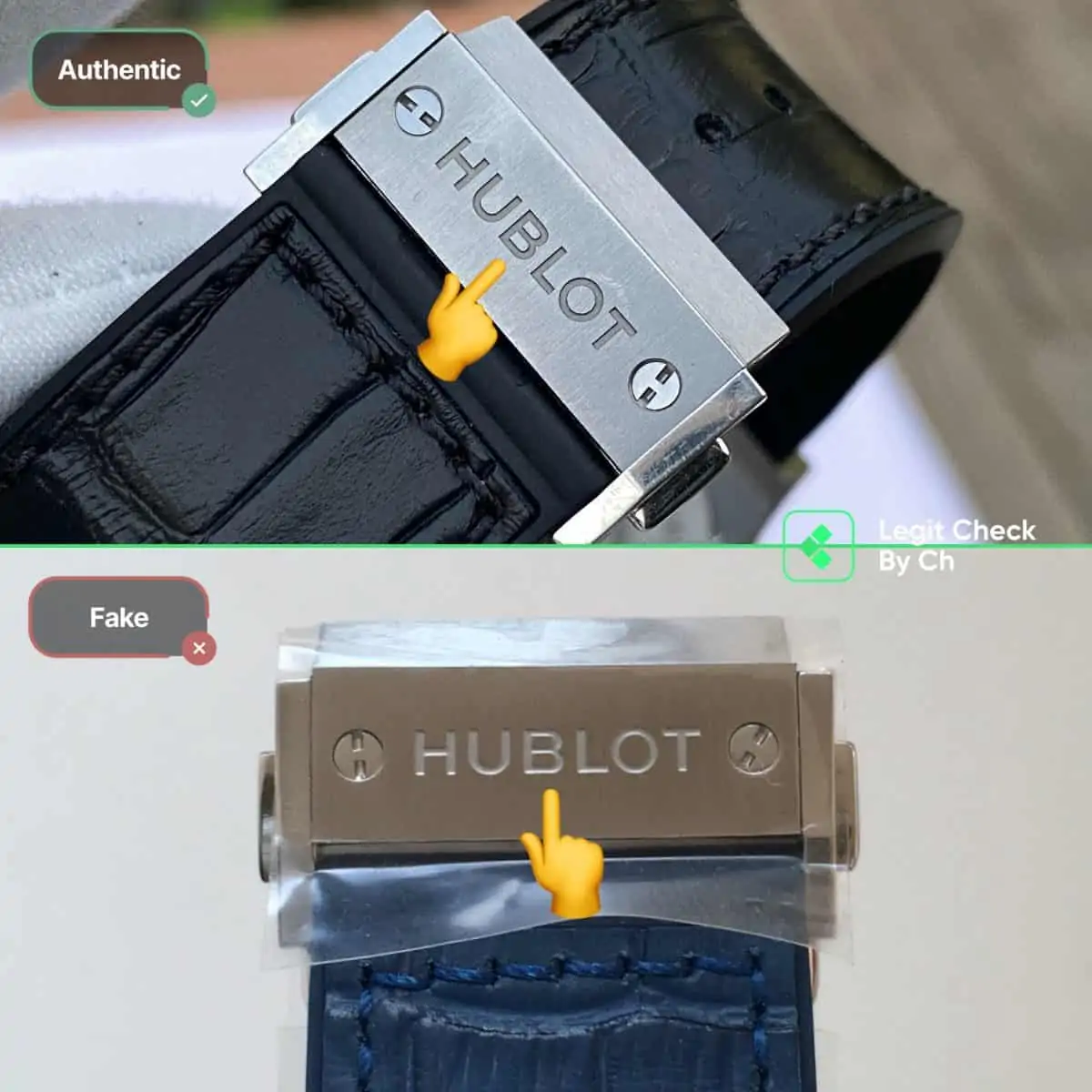 Dựa vào ốc trên đồng hồ để phân biệt Hublot thật giả