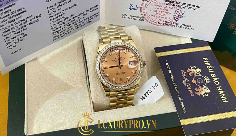 Đồng hồ Rolex Rep 1 1 sở hữu chất lượng đảm bảo và vượt trội hơn hẳn các loại hàng Fake khác