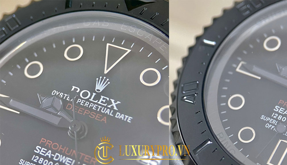 Mặt kính đồng hồ Rolex siêu cấp có phủ Sapphire đảm bảo độ chắc chắn, chống được lực mạnh