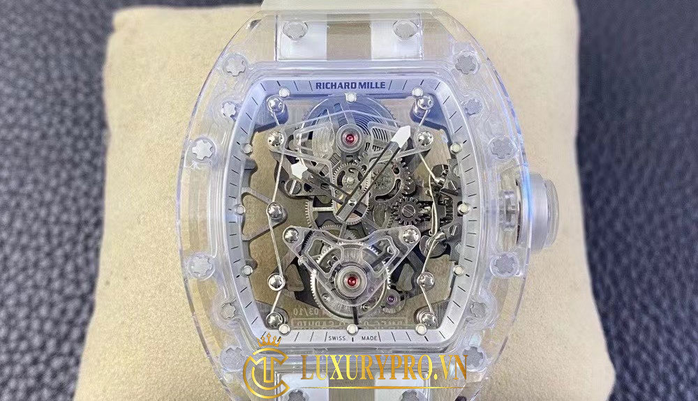 Đồng hồ Richard Mille Super Fake trang bị mặt kính Sapphire ưu việt