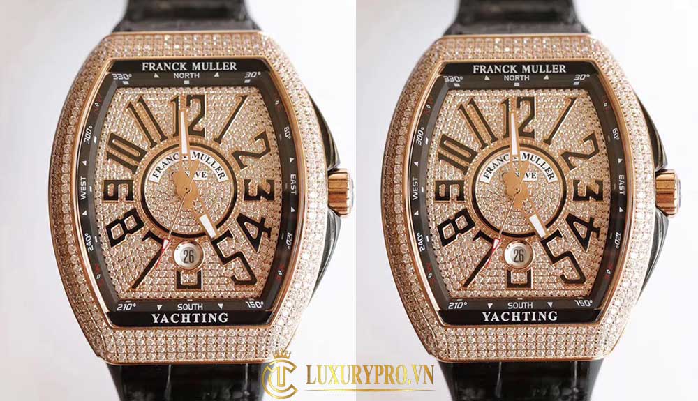 Đồng hồ Franck Muller Replica Yachting Rose Gold