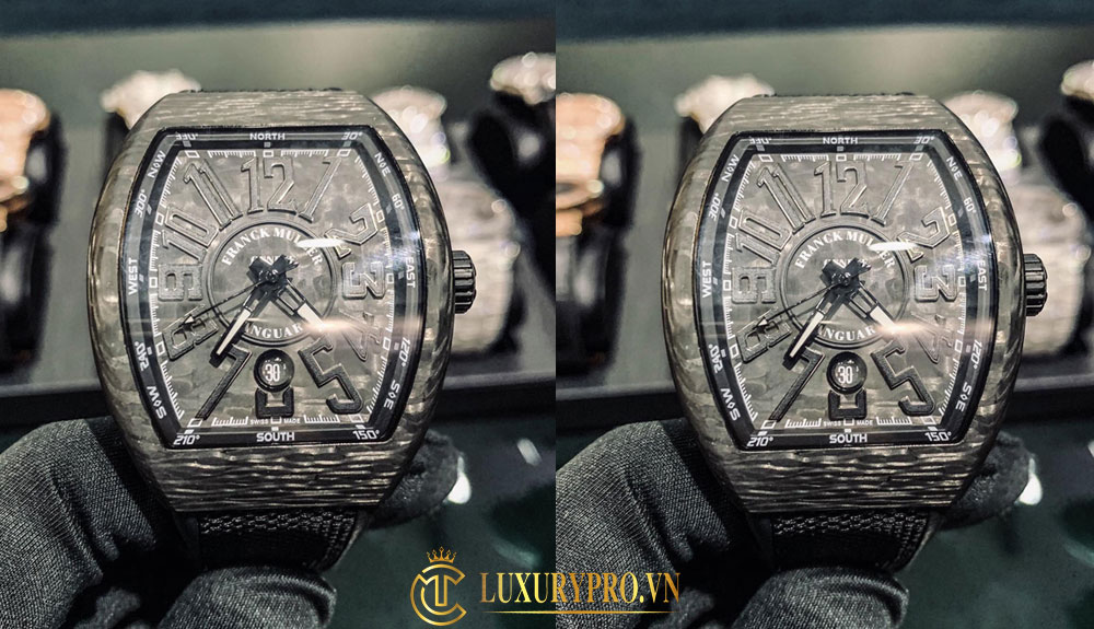 Đồng hồ Franck Muller siêu cấp V45 Vanguard Carbon