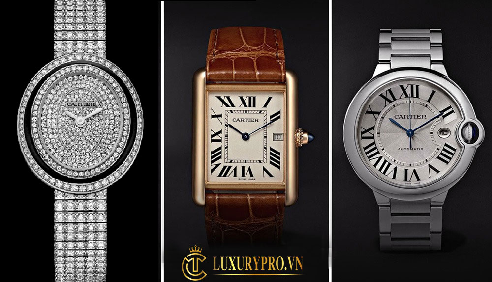 Các loại đồng hồ Cartier nữ siêu cấp trên thị trường hiện nay