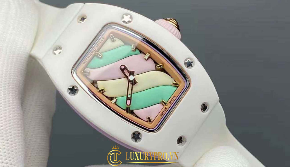 Đồng hồ Richard Mille nữ Super Fake trang bị mặt kính Sapphire ưu việt