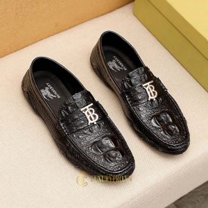 giày moca burberry nam