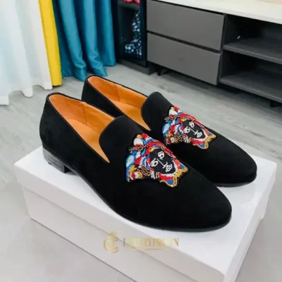 giay loafer versace nam