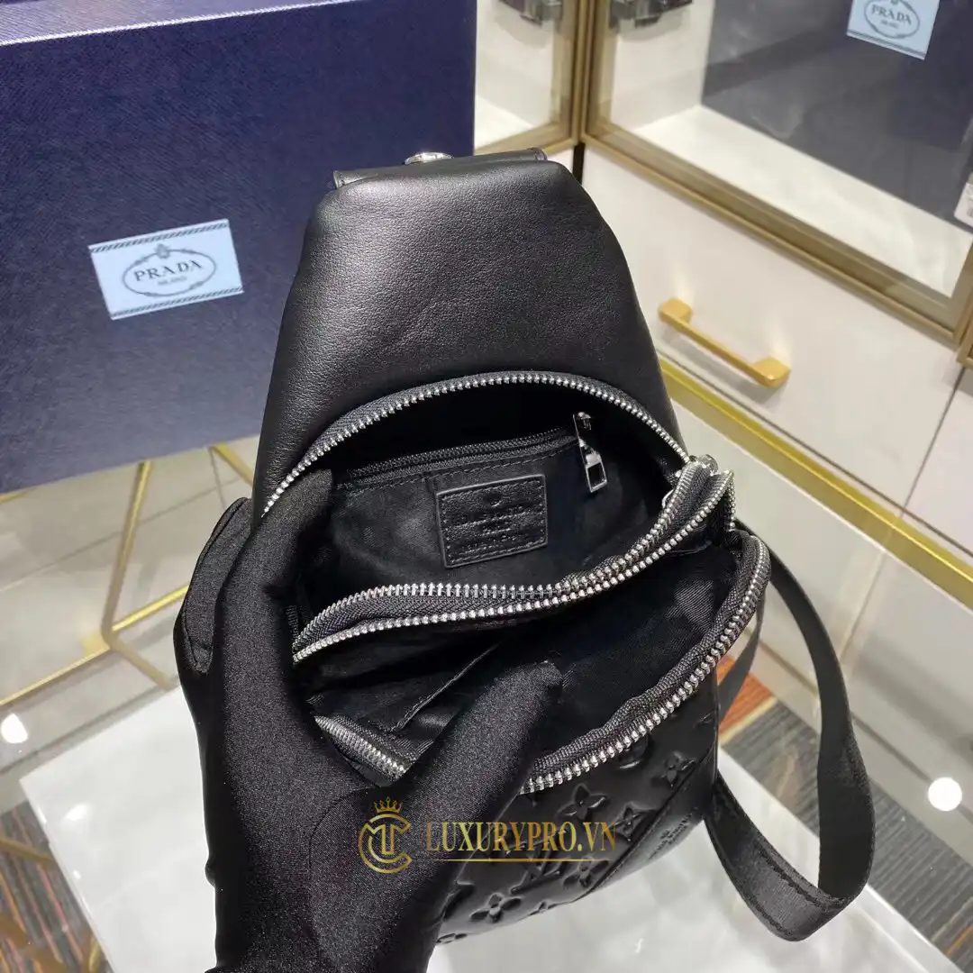 Túi đeo chéo LV nam màu đen hàng hiệu replica 1:1 luxury